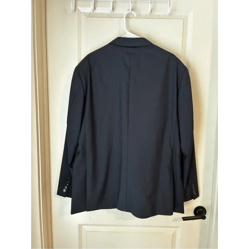 J.Crew Loro Piana Ludlow Classic Fit  wool Navy Blue Blazer Sport coat 48R